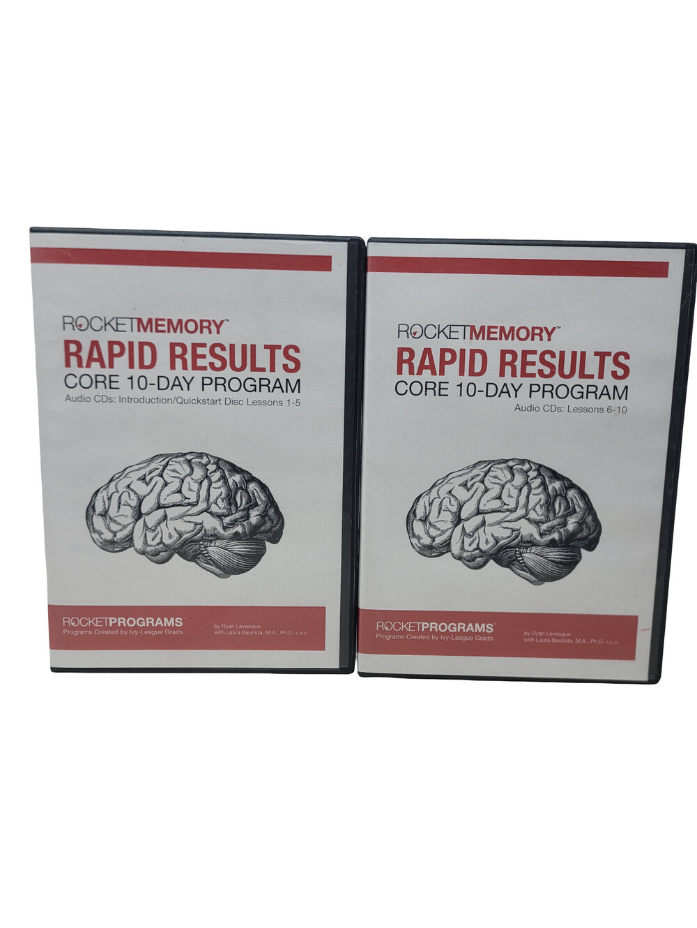 Rocket Memory Rapid Results - Core 10 Day Program on 11 CDs Complete Set